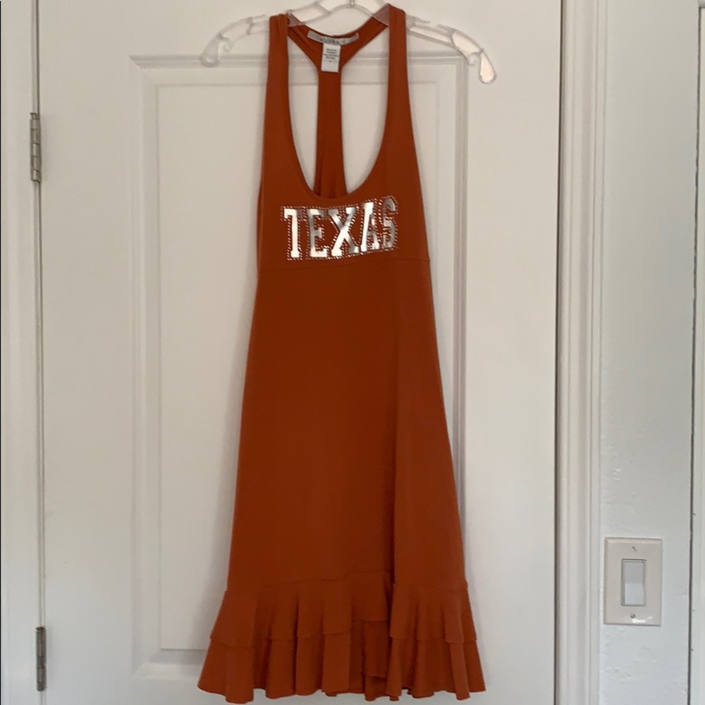 Texas Longhorns game day burnt orange dress